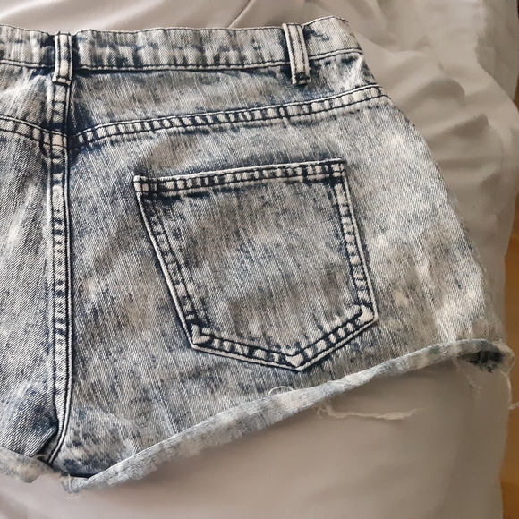 Short jeans, High Rise Taille Montante. 9 size - Picture 6 of 8